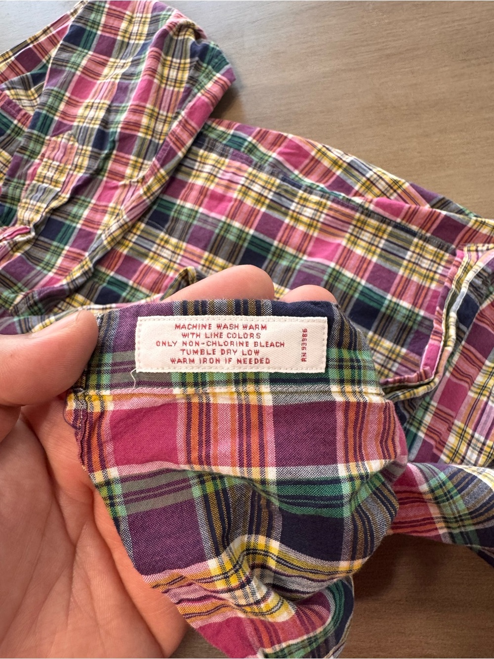Brooks Brothers 346 Mens Small Multicolor Plaid Button Down Long Sleeve Shirt S - Picture 5 of 8